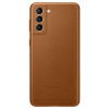 Чехол-накладка Samsung Galaxy S21 Plus Leather Cover Brown в рассрочку