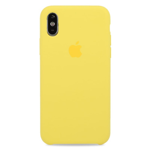 Чехол iPhone X/XS Silicone Case Canary Yellow в рассрочку без первоначального взноса и переплат