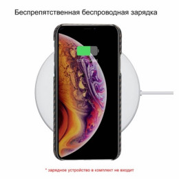 Чехол iPhone XS Max Pitaka MagEZ Case Черно-Коричневый (в полоску)/Кевлар (арамид)
