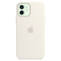 Чехол iPhone 12/12 Pro Silicone Case MagSafe White