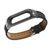 Ремешок для Mi Band 4/3 Leather Black в рассрочку