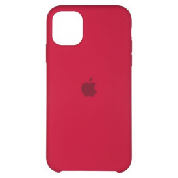Чехол iPhone 11 Silicone Case Rose Red
