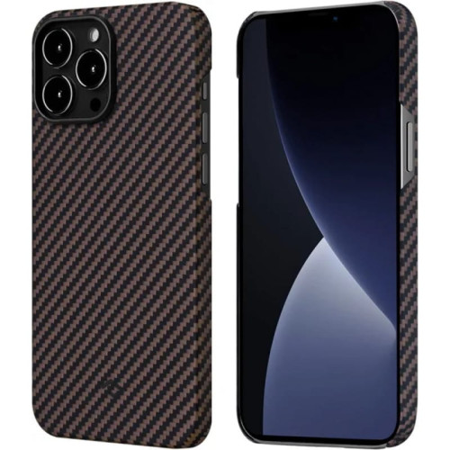 Чехол iPhone 13 Pro Max Pitaka Magez Case Black Brown в рассрочку без первоначального взноса и переплат