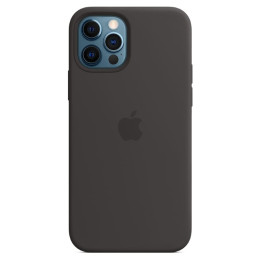 Чехол iPhone 12/12 Pro Silicone Case MagSafe Black