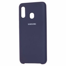 Чехол Samsung A30 Silicone Cover Dark Blue