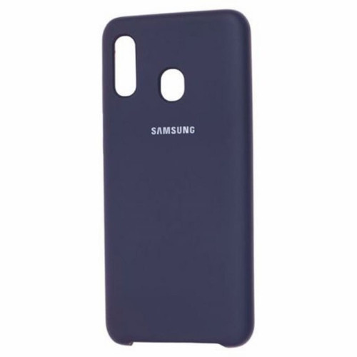 Чехол Samsung A30 Silicone Cover Dark Blue в рассрочку без первоначального взноса и переплат