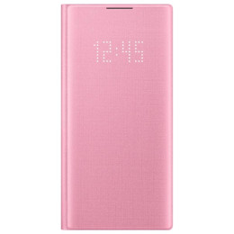Чехол Samsung Note 10 LED View Cover Pink