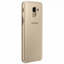 Чехол Samsung Galaxy J6 Wallet Cover Gold