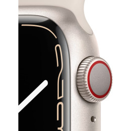Apple Watch S7 41mm Starlight Aluminum Case / Starlight Sport Band