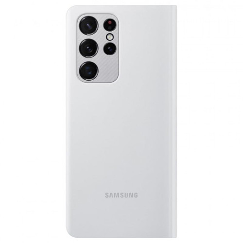 Чехол-книга Samsung Galaxy S21 Ultra LED View Cover Light Grey в рассрочку без первоначального взноса и переплат