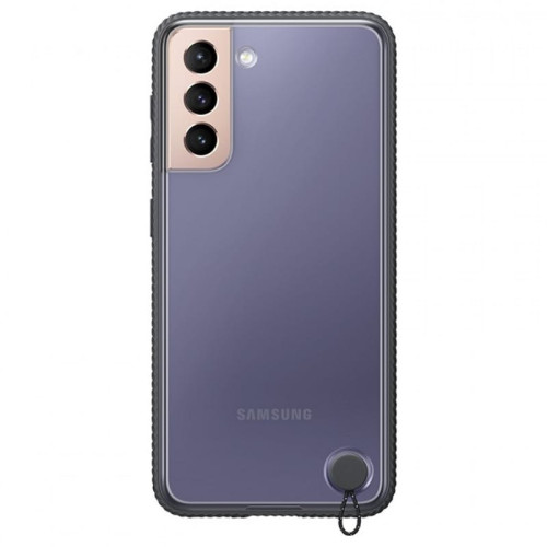 Чехол-накладка Samsung Galaxy S21 Clear Protective Cover Black в рассрочку без первоначального взноса и переплат