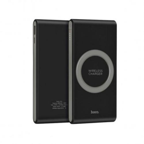 Аккумулятор с беспроводной зарядкой Hoco B32 Energetic Wireless Power Bank 8000mAh в рассрочку без первоначального взноса и переплат