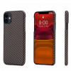 Чехол iPhone 11 Pitaka Черно-Коричневый/Кевлар (арамид) в рассрочку