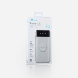 Аккумулятор с беспроводной зарядкой Momax iPower Air IP80 10000mAh(белый)