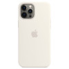 Чехол iPhone 12 Pro Max Silicone Case MagSafe White в рассрочку
