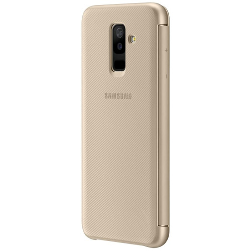 Чехол Samsung Galaxy A6 Plus Wallet Cover Gold в рассрочку без первоначального взноса и переплат