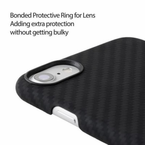 Чехол iPhone 7/8/SE(2020) Pitaka MagEZ Case Черно-Серый(в полоску)/Кевлар (арамид) в рассрочку без первоначального взноса и переплат