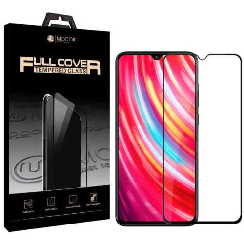 Защитное стекло 3D MOCOll Black Diamond для Xiaomi Redmi Note 8 Pro Черное в рассрочку без первоначального взноса и переплат