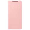 Чехол-книга Samsung Galaxy S21 LED View Cover Pink в рассрочку без первоначального взноса и переплат