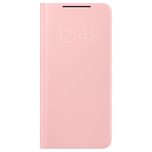 Чехол-книга Samsung Galaxy S21 LED View Cover Pink в рассрочку без первоначального взноса и переплат