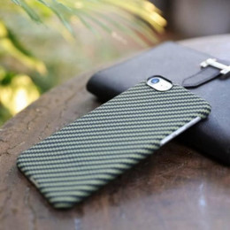 Чехол iPhone 7/8/SE(2020) Pitaka MagEZ Case Черно-Зеленый (в полоску)/Кевлар (арамид)