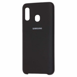 Чехол Samsung A30 Silicone Cover Black