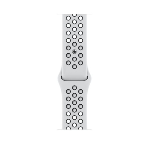Apple Watch S7 NIKE 45mm Starlight Aluminum Case / Platinum/Black Nike Sport Band в рассрочку без первоначального взноса и переплат
