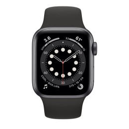 Apple Watch S6 40mm (Cellular) Space Gray Aluminum Case/ Black Sport Band