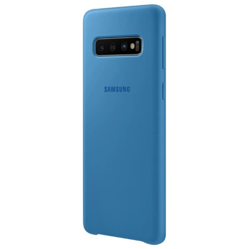 Чехол Samsung Galaxy S10 Silicone Cover Blue в рассрочку без первоначального взноса и переплат