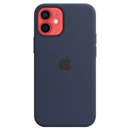 Чехол iPhone 12 mini Silicone Case MagSafe Deep Navy