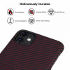 Чехол iPhone 11 Pitaka Черно-Красный/Кевлар (арамид) в рассрочку без первоначального взноса и переплат