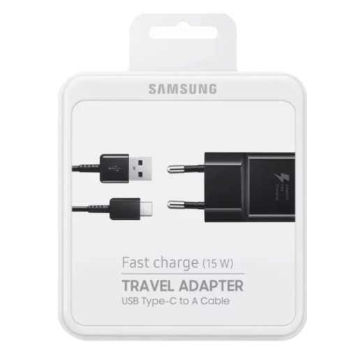 Зарядное устройство Samsung Type-C 2A Black (Оригинал) в рассрочку без первоначального взноса и переплат