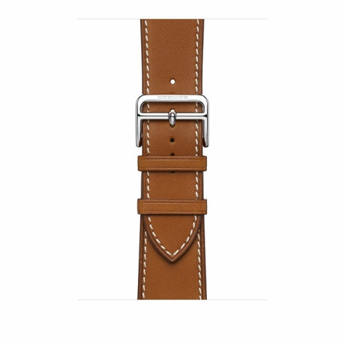 Apple Watch Hermès S6 44mm (Cellular) Silver Stainless Steel Case / Fauve Attelage Single Tour в рассрочку без первоначального взноса и переплат