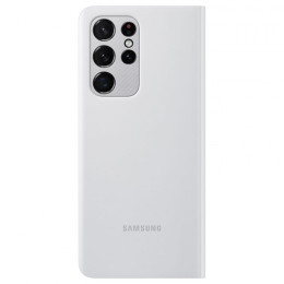 Чехол-книга Samsung Galaxy S21 Ultra Clear View Cover Light Grey