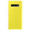 Чехол Samsung Galaxy S10 Plus Silicone Cover Yellow в рассрочку