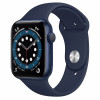 Apple Watch S6 44mm Blue Aluminum Case / Blue Sport Band в рассрочку