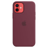 Чехол iPhone 12/12 Pro Silicone Case MagSafe Plum в рассрочку