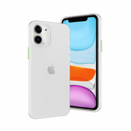 Чехол iPhone 12 Mini SwitchEasy Прозрачный Белый