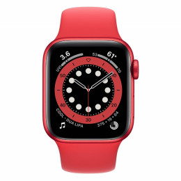 Apple Watch S6 40mm Red Aluminum Case / Red Sport Band