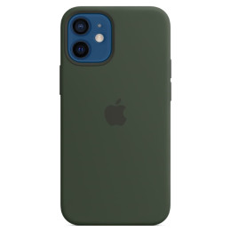 Чехол iPhone 12 mini Silicone Case MagSafe Cyprus Green