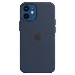 Чехол iPhone 12 mini Silicone Case MagSafe Deep Navy