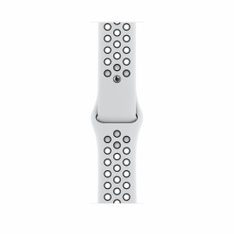 Apple Watch S6 44mm Silver Aluminum Case / Pure Platinum/Black NIKE Sport Band