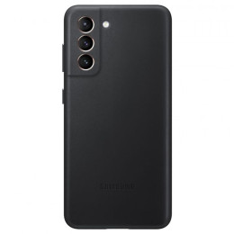 Чехол-накладка Samsung Galaxy S21 Leather Cover Black