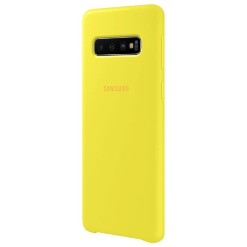 Чехол Samsung Galaxy S10 Silicone Cover Yellow в рассрочку без первоначального взноса и переплат
