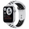 Apple Watch S6 44mm Silver Aluminum Case / Pure Platinum/Black NIKE Sport Band в рассрочку