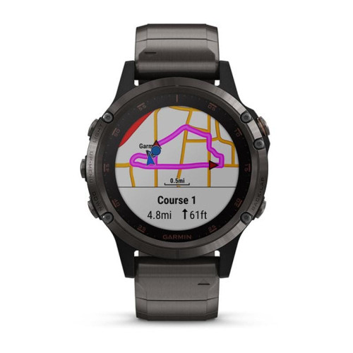Garmin Fenix 5 Plus Sapphire Titan Gray DLC / Titan DLC Band в рассрочку без первоначального взноса и переплат
