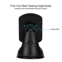 Автомобильный держатель Pitaka Magmount Qi Suction Cup на присоске