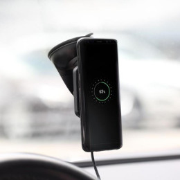 Автомобильный держатель Pitaka Magmount Qi Suction Cup на присоске