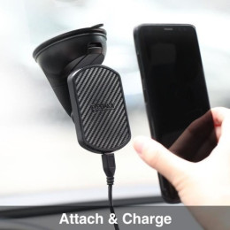 Автомобильный держатель Pitaka Magmount Qi Suction Cup на присоске