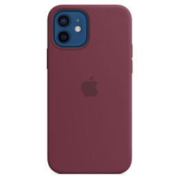 Чехол iPhone 12/12 Pro Silicone Case MagSafe Plum